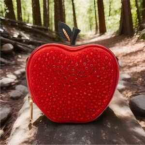 Kate Spade Big Apple Embellished 3d Leather Chain Crossbody ~NWT~ Novelty